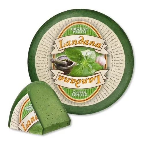1 Kg Queso Gouda Al Pesto Alemán Landana