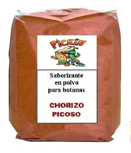 1 Kg Polvo Sabor Chorizo Picoso Palomitas, Papas, Chicharron