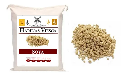 5 Kg De Soya Texturizada Natural Excelente Calidad