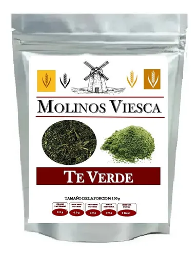 1 Kg De Te Verde Chino En Polvo Excelente Calidad