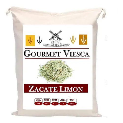 1 Kg De Zacate Limón Citronela Deshidratada